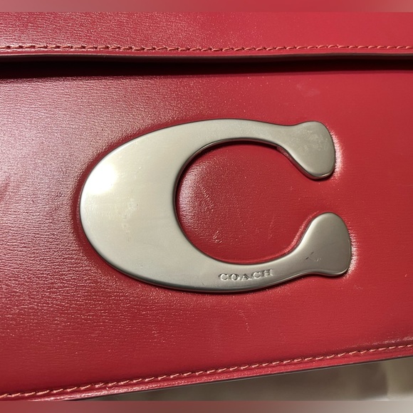 Coach Idol Bag - CM557 - Red Enamel with Silver hardware - Picture 5 of 16